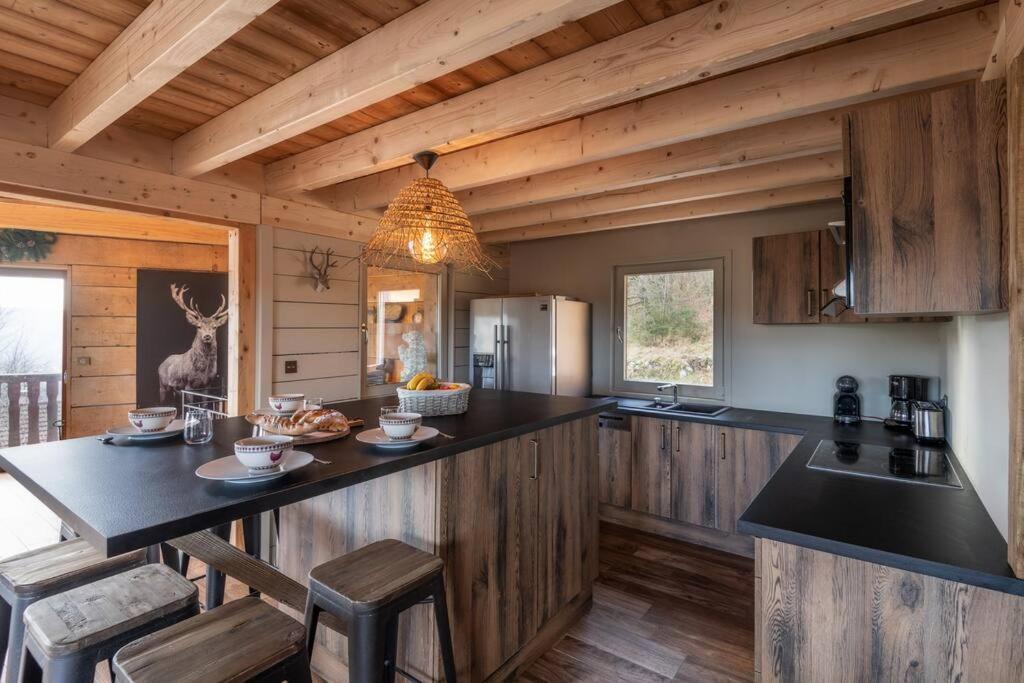 Luxueux Chalet Avec Vue Sur Les Pistes Et Le Hohneck 르톨리 외부 사진