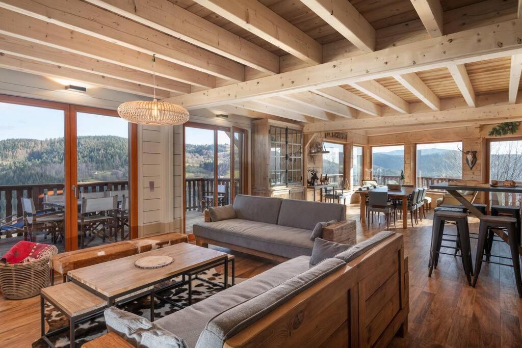Luxueux Chalet Avec Vue Sur Les Pistes Et Le Hohneck 르톨리 외부 사진